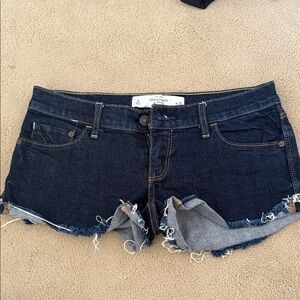 Abercrombie & Fitch Women's Navy Jean Shorts